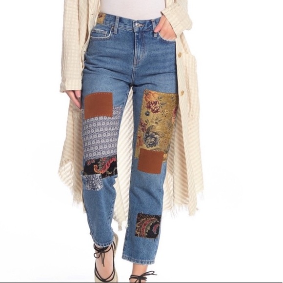 🆕Free People Patchwork Jeans - Picture 10 of 16